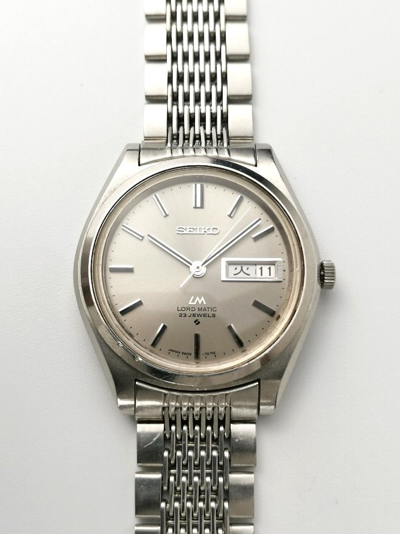 Vintage Seiko Lord Matic 5606-7070 Watch, Men's Fashion, Watches &  Accessories, Watches on Carousell
