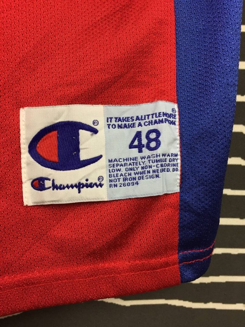 Champion, Shirts, Vtg Lamar Odom La Clippers Champion Jersey 48 Xl