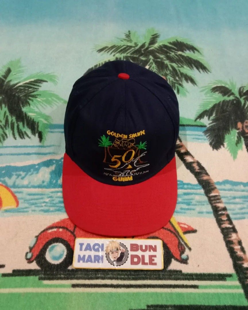 VINTAGE CAP GUAM, Men's Fashion, Watches & Accessories, Cap & Hats on