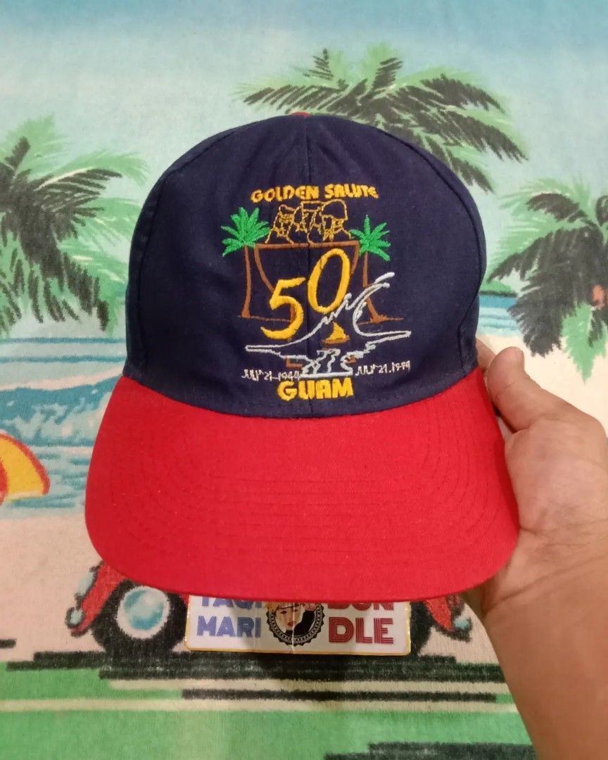 VINTAGE CAP GUAM, Men's Fashion, Watches & Accessories, Cap & Hats on