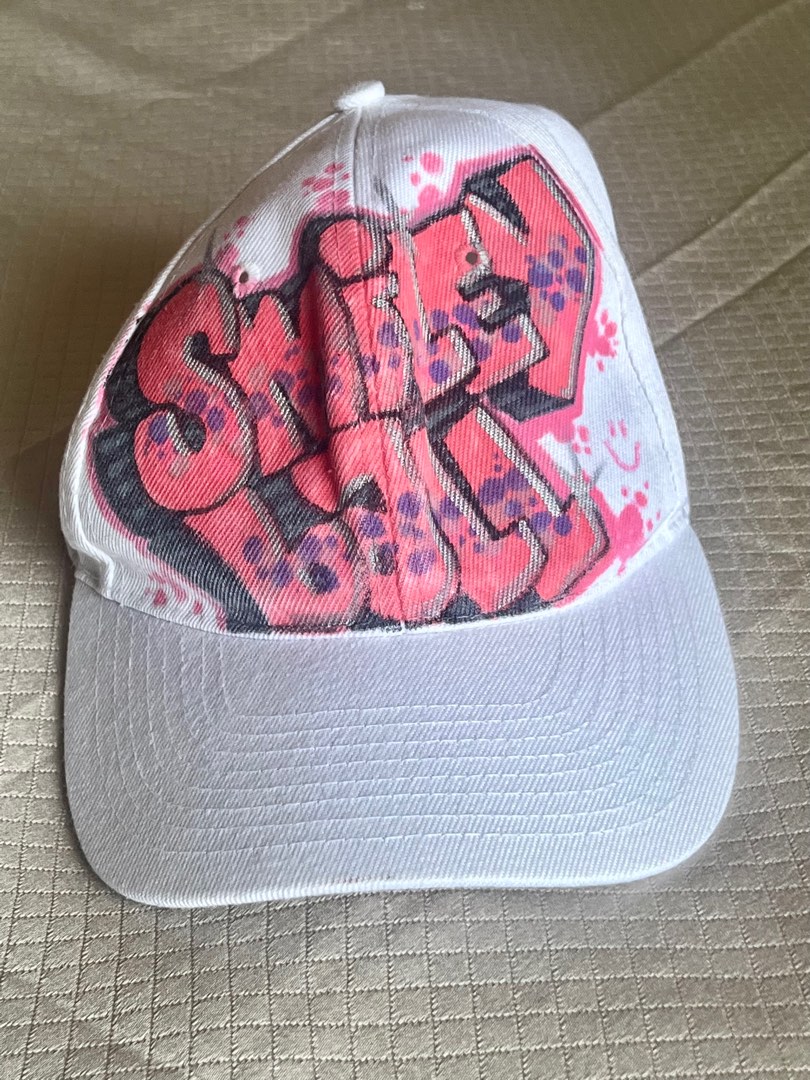 Whit cap SMILEY BALL design, Men's Fashion, Watches & Accessories, Caps