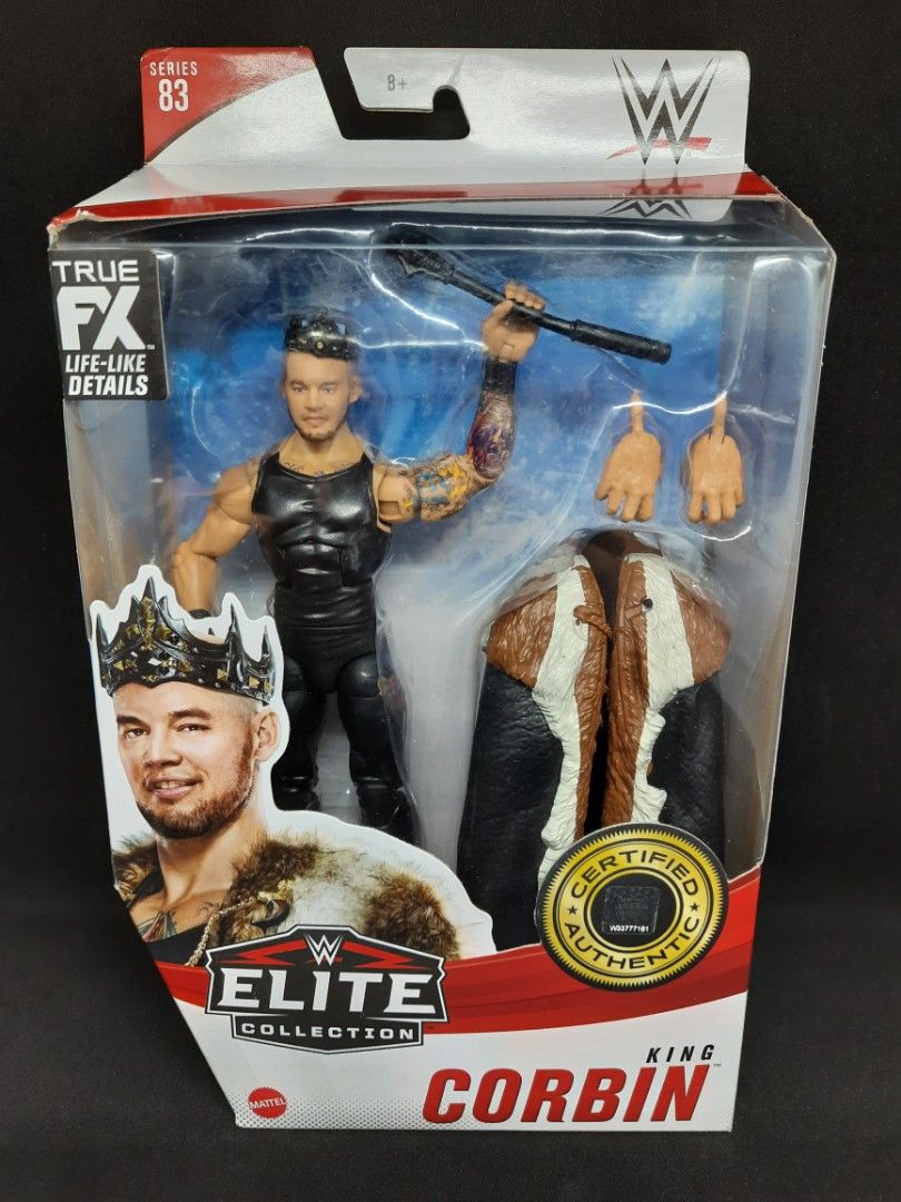 WWE Mattel Elite 83 King Corbin, Hobbies & Toys, Toys & Games on Carousell