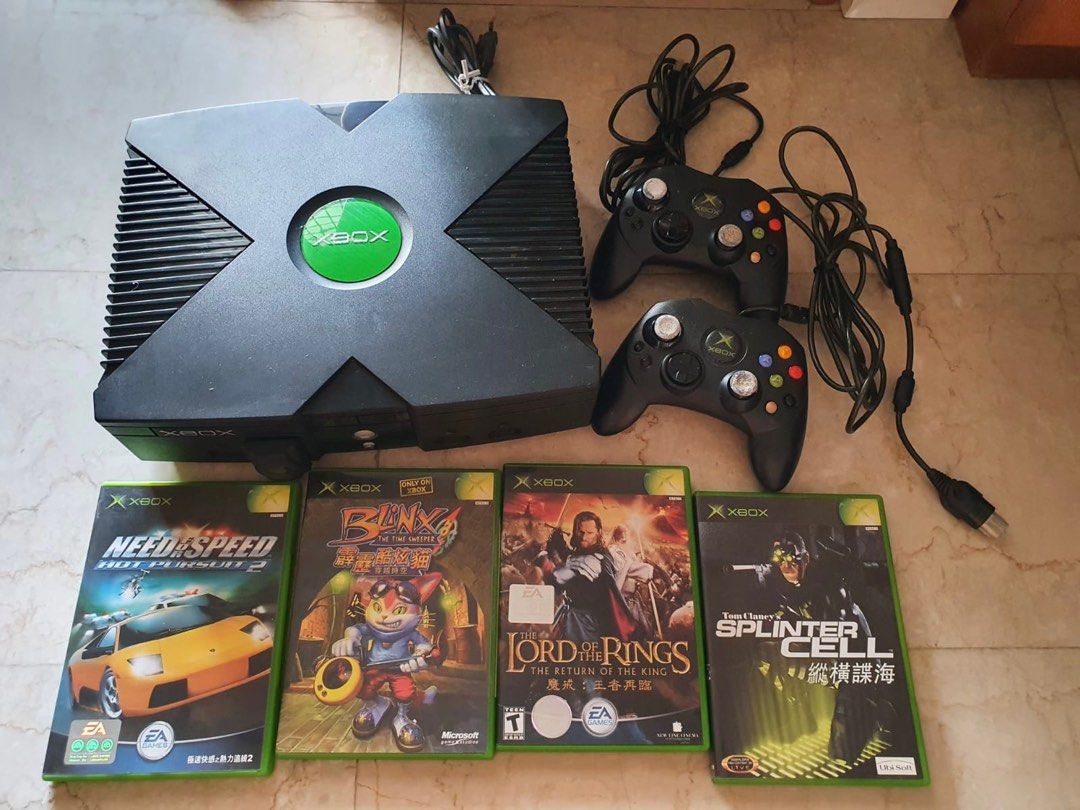 Xbox First Gen Console & Analog Controller, Video Gaming, Video Game ...