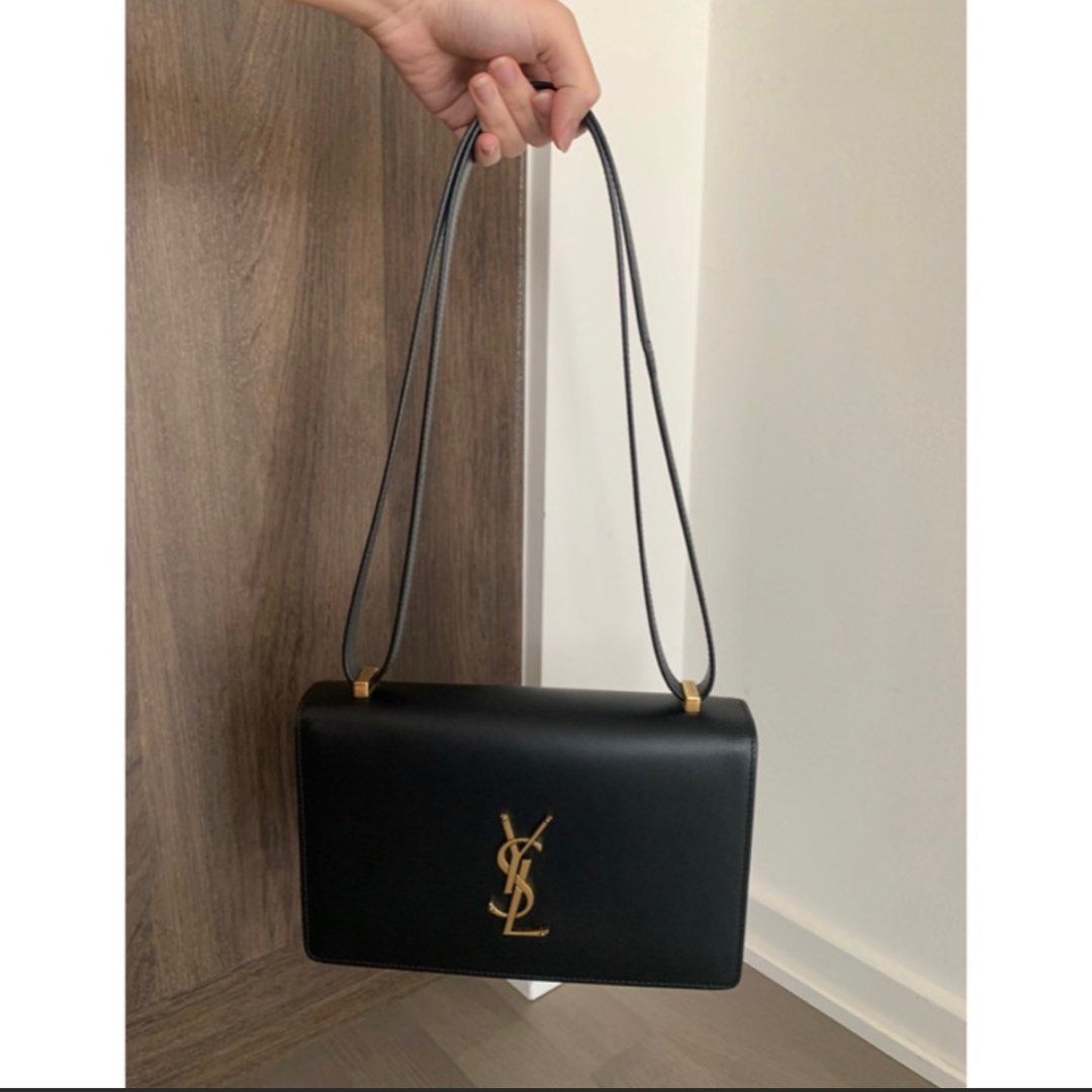 Yves Saint Laurent, Bags, Ysl Calfskin Leather Crossbody Shoulder Bag  Boston Lux