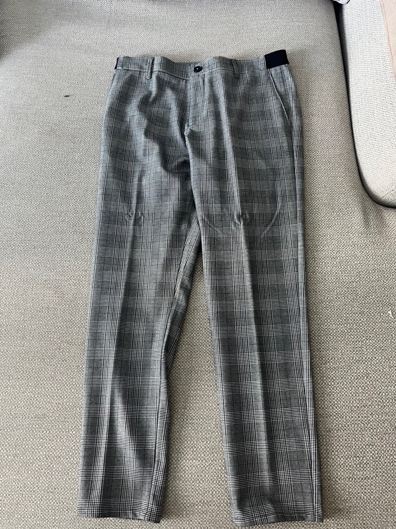 Zara grey pants, Men's Fashion, Bottoms, Trousers on Carousell