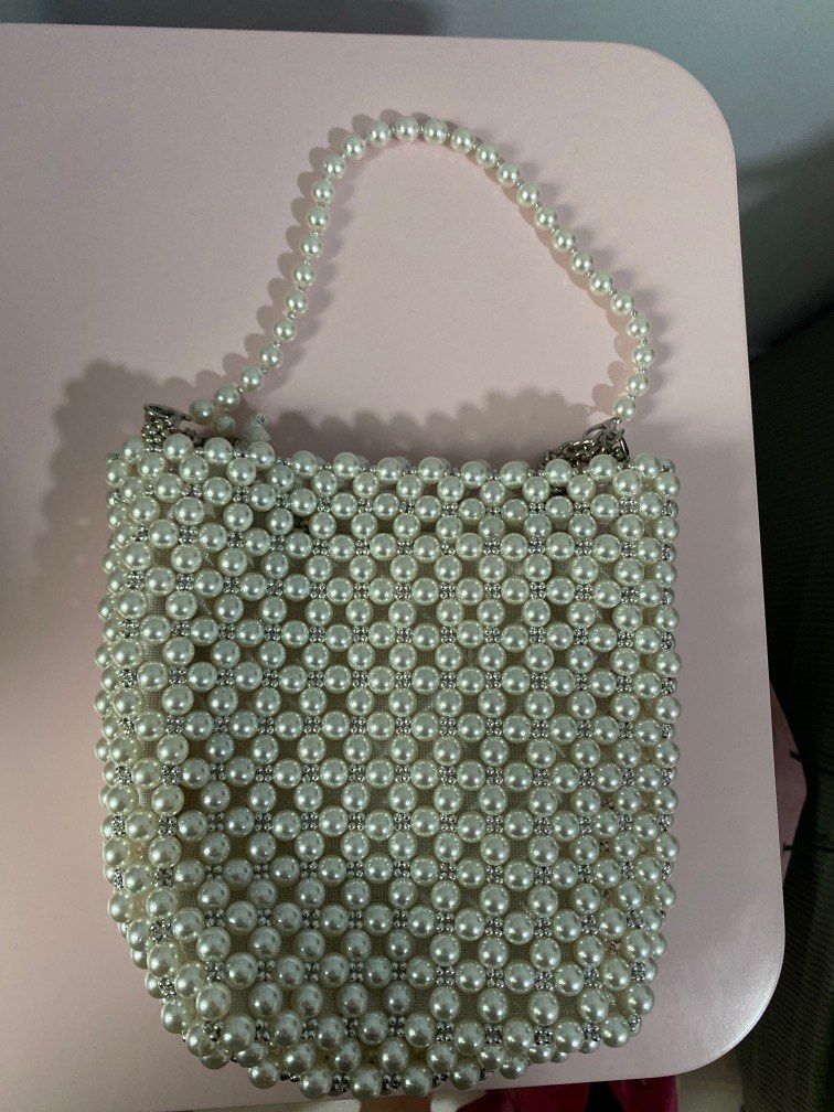 Zara pearl bag, Women's Fashion, Bags & Wallets, Crossbody Bags on