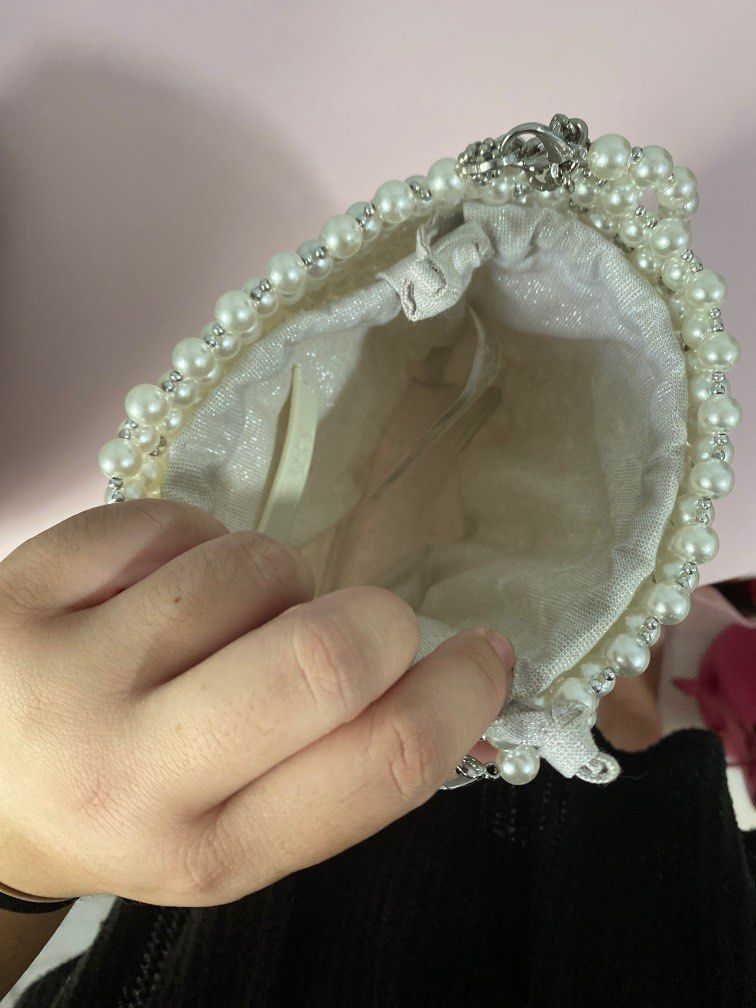 Zara pearl bag, Women's Fashion, Bags & Wallets, Crossbody Bags on