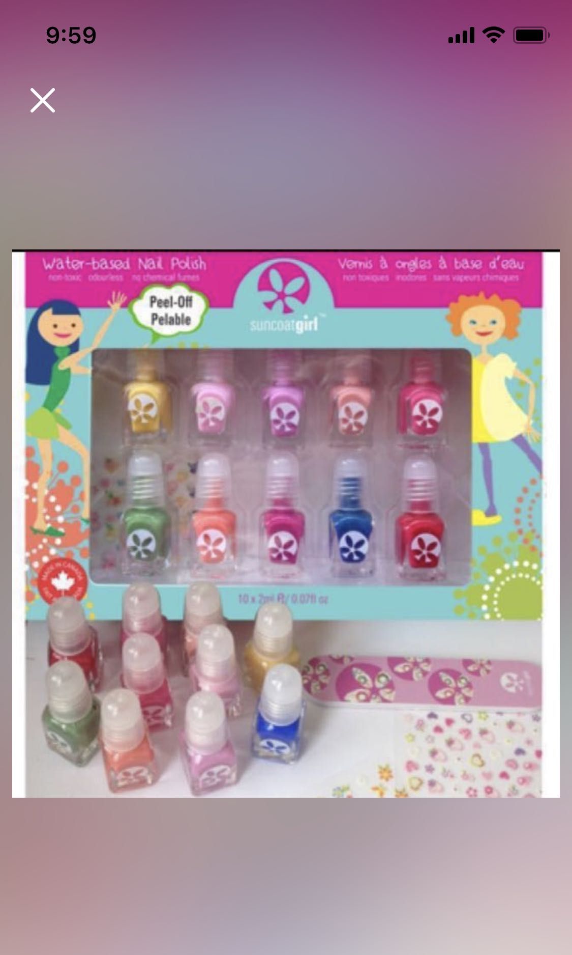 Hot Focus Kids Nail Polish Set for Girls - 5 Piece Colorful Scented Water  Based Washable Quick-Dry, Peel Off, Fun & Creative Nail Art Set for Pretend  Spa & Salon Days, Parties,