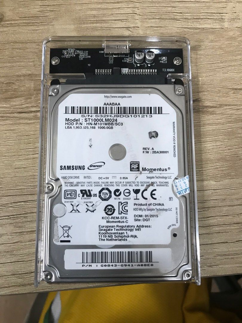 1 TB SAMSUNG Laptop Hard Drive, Computers & Tech, Parts & Accessories