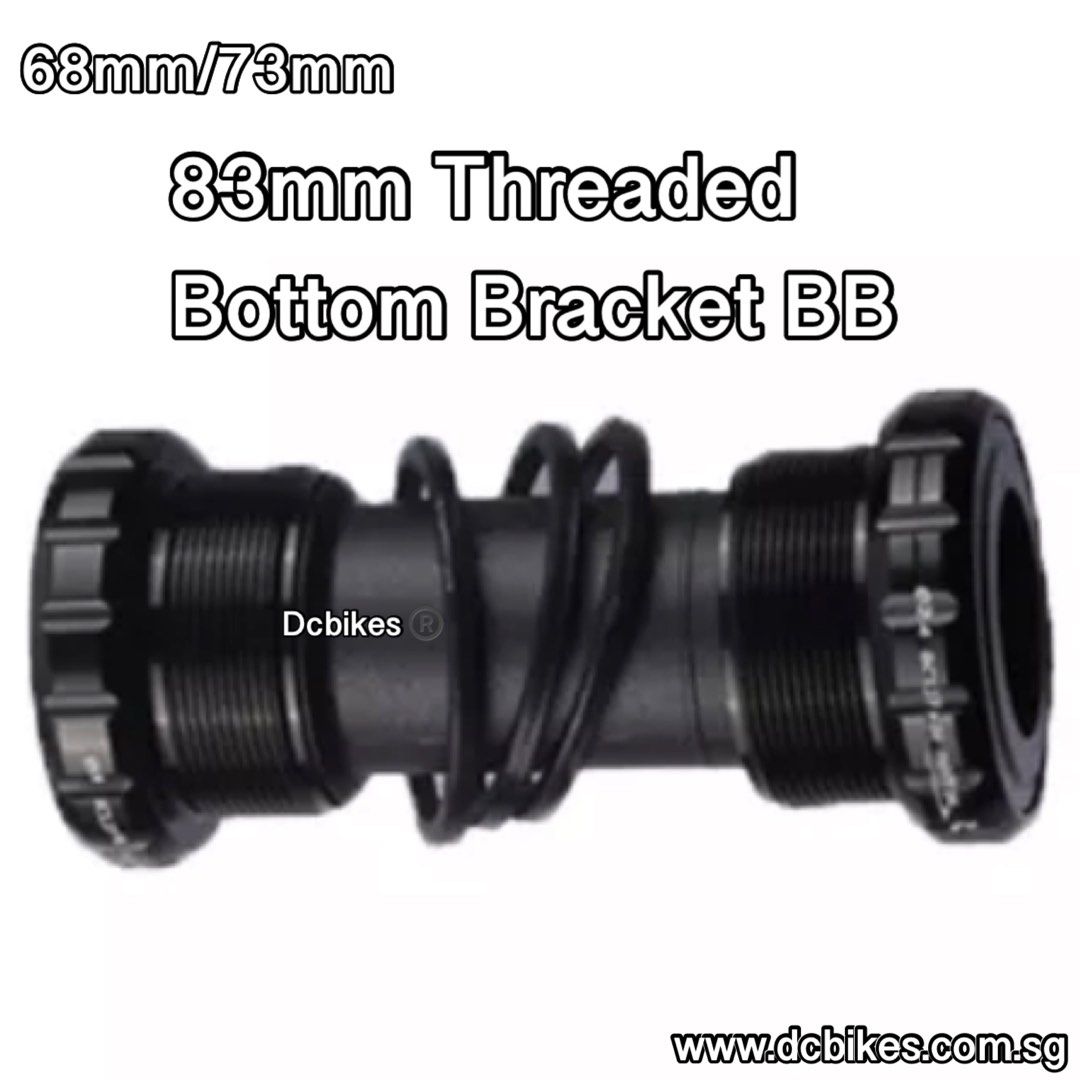 2 in 1 Black Moutain Bike 68mm 73mm Downhill Freeride 83mm BSA Threaded Bottom Bracket BB 24mm Dcbikes BB83 Universal For Shimano Saint XT SLX