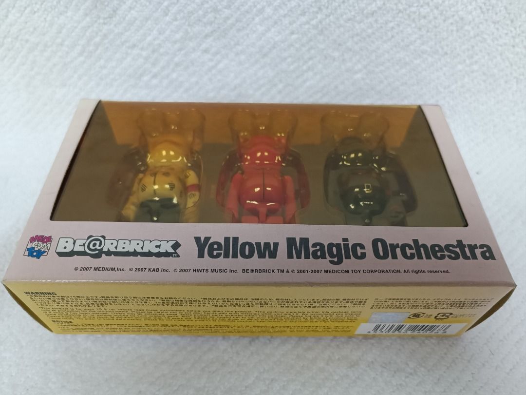 全新MEDICOM 2007 BE@RBRICK 100% BEARBRICK Yellow Magic Orchestra 3