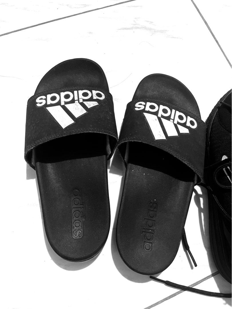 Adidas Adilette Comfort Slides, Women's Fashion, Footwear, Slippers and