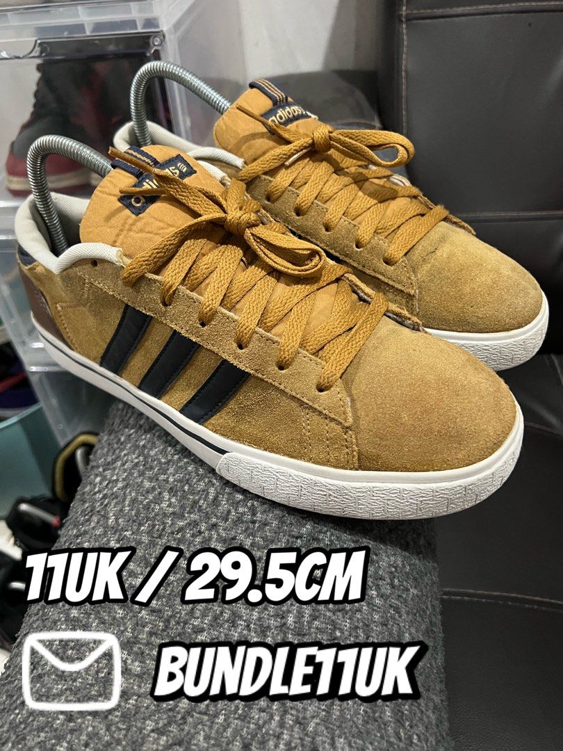 Adidas Neo ST Daily Low Brown Blue 11UK Men s Fashion Footwear
