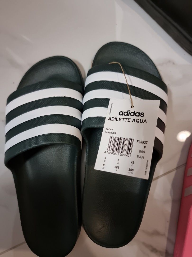 PRICE NEGO] Adidas slippers brand new with tag, Men's Fashion, Footwear,  Flipflops and Slides on Carousell