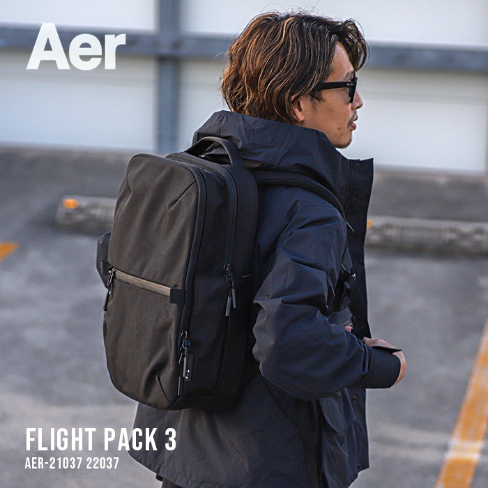 新入荷 Aer Flight Pack 3 BLACK - バッグ