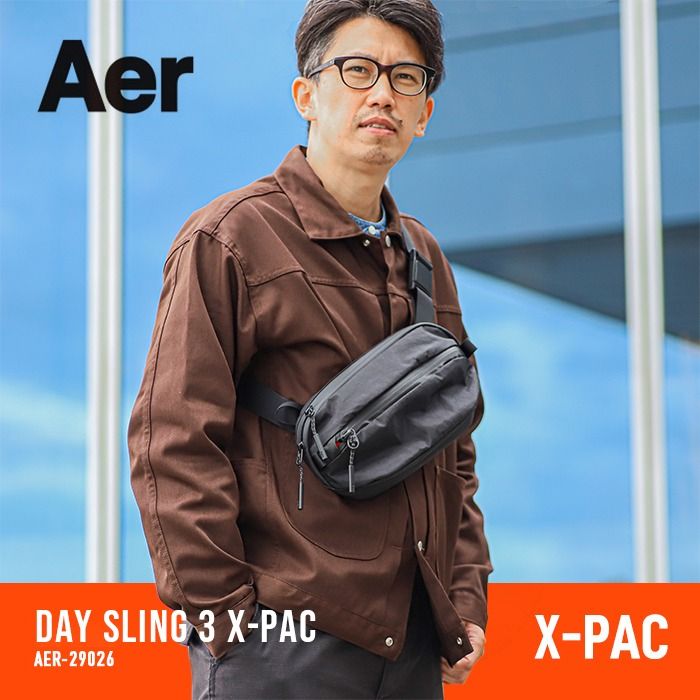 Aer - X-Pac Collection Day Sling v3 3L - Black, 男裝, 袋, 小袋 