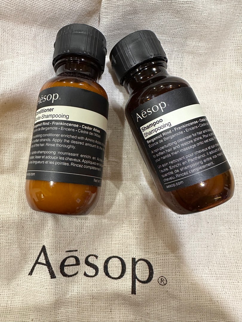 Aesop Shampoo and Conditioner travel set, Beauty & Personal Care, Hair