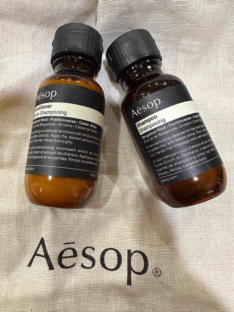 Aesop Shampoo and Conditioner travel set, Beauty & Personal Care, Hair