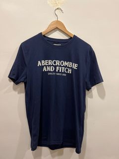 A&F 海軍藍 t shirt