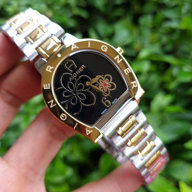 Mr AIGNER VARESE A22218 Silver Gold ORIGINAL
