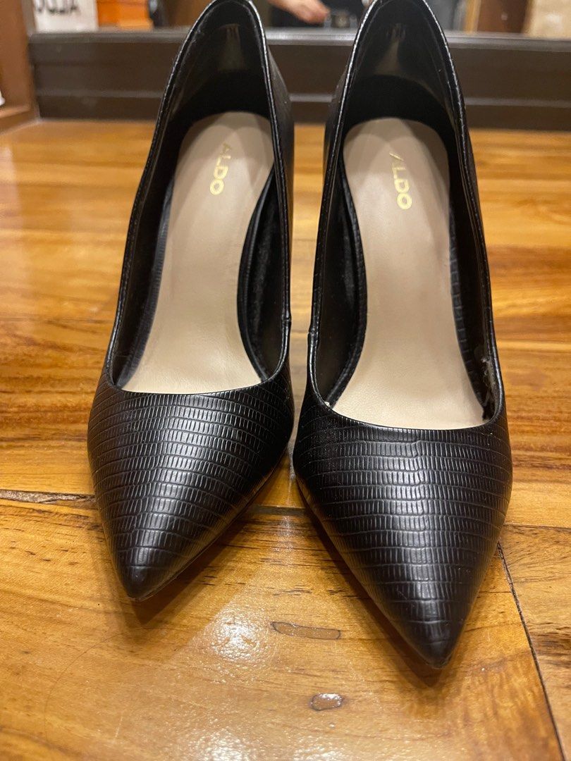 aldo black stiletto