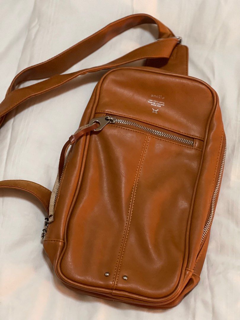 Anello premium leather body bag clearance