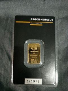ARGOR-HERAEUS FINE GOLD 999.9 5G