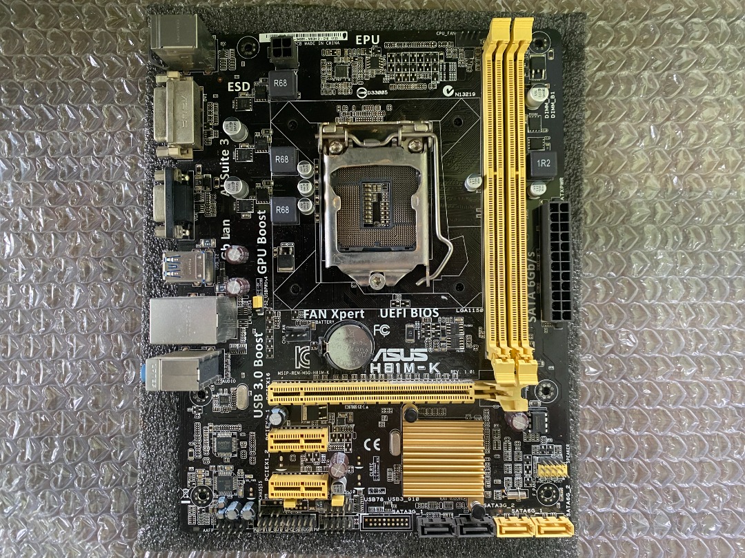 Asus H81MK LGA SOCKET 1150 Motherboard, Computers & Tech, Parts & Accessories, Computer Parts