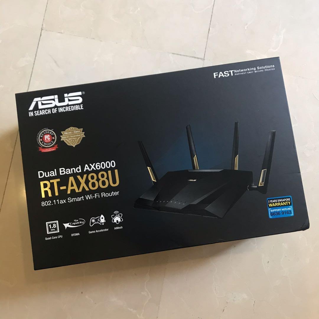 ASUS RT-AX88U Router (BNIB), Computers & Tech, Parts & Accessories ...