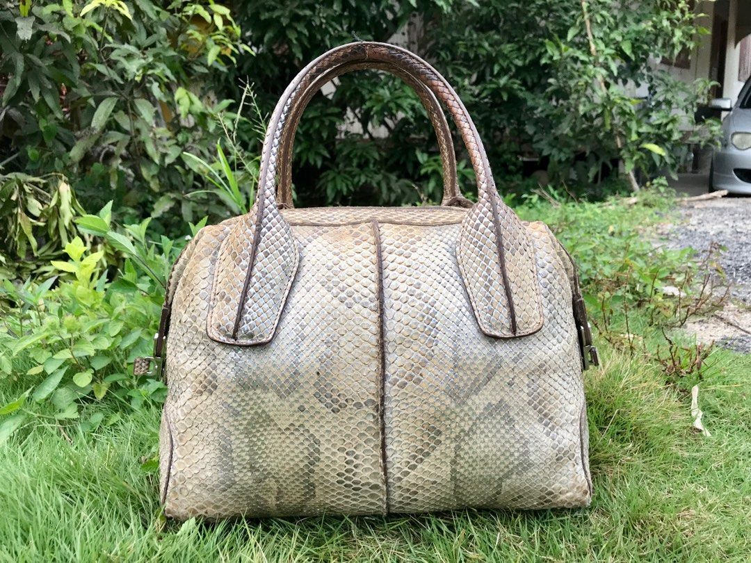 Tod's sales python bag