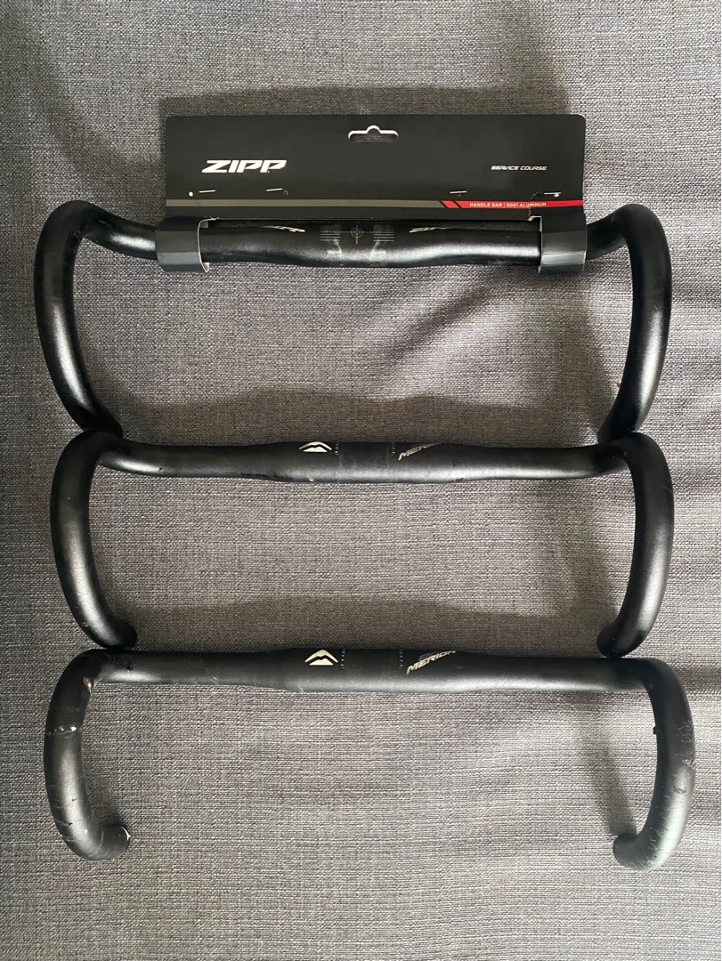 Authentic ZIPP 70 Ergo Merida Pro Aluminium dropbar handlebar, Sports ...