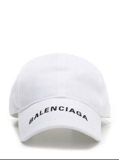 Balenciaga white Baseball Cap