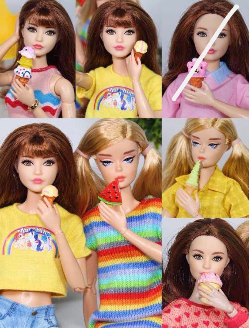 Barbie doll size miniature ice cream , sweet, Hobbies & Toys ...