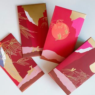 Louis Vuitton 2023 CNY year of Rabbit red packets with rabbit tag 1 box x  8pcs