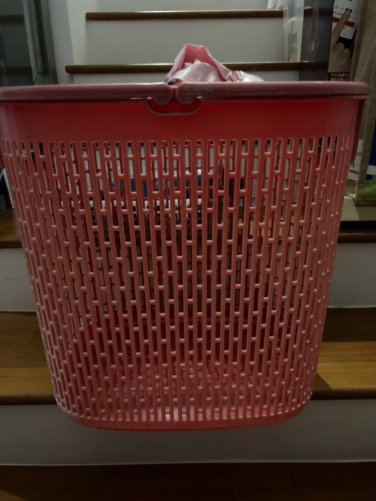Big Plastic Laundry Basket, Furniture & Home Living, Home Improvement