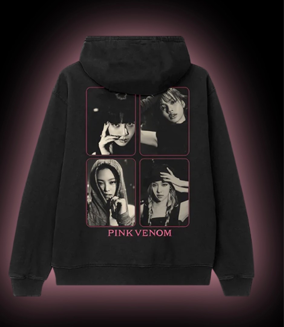 Blackpink Pink Venom Hoodie, Men's Fashion, Tops u0026 Sets, Hoodies on  Carousell