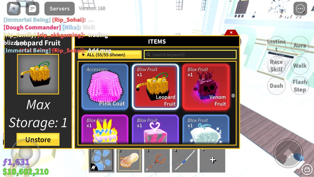 Roblox Blox Fruit Lvl 2300(Max) Dough Account, Video Gaming, Gaming  Accessories, In-Game Products on Carousell