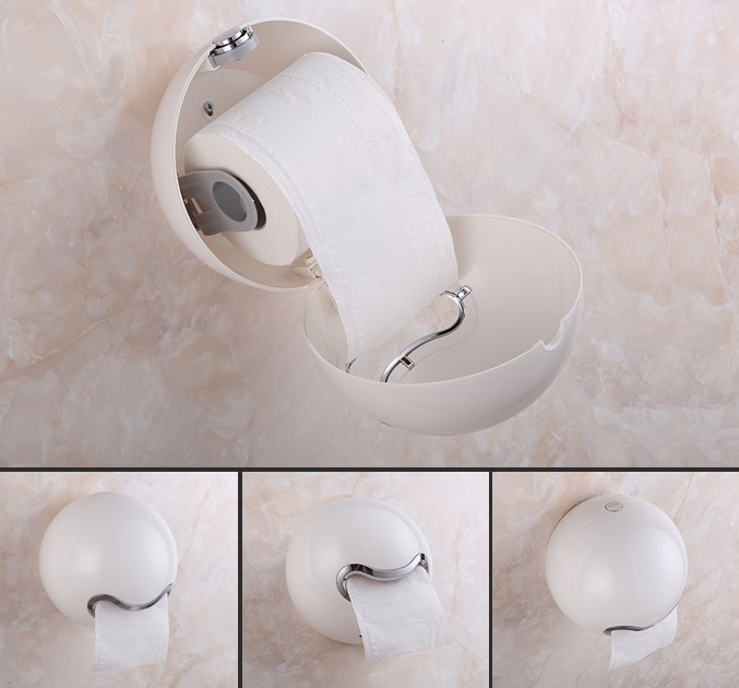 BN ball shape toilet roll holder, Furniture & Home Living, Bathroom ...