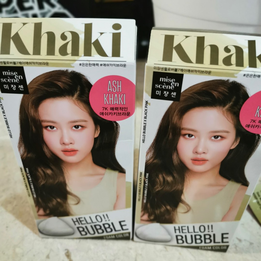 Etude House Bubble Hair Coloring Khaki Brown review  YouTube