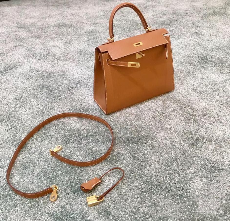 Hermes Himalayan Kelly 32, Luxury, Bags & Wallets on Carousell