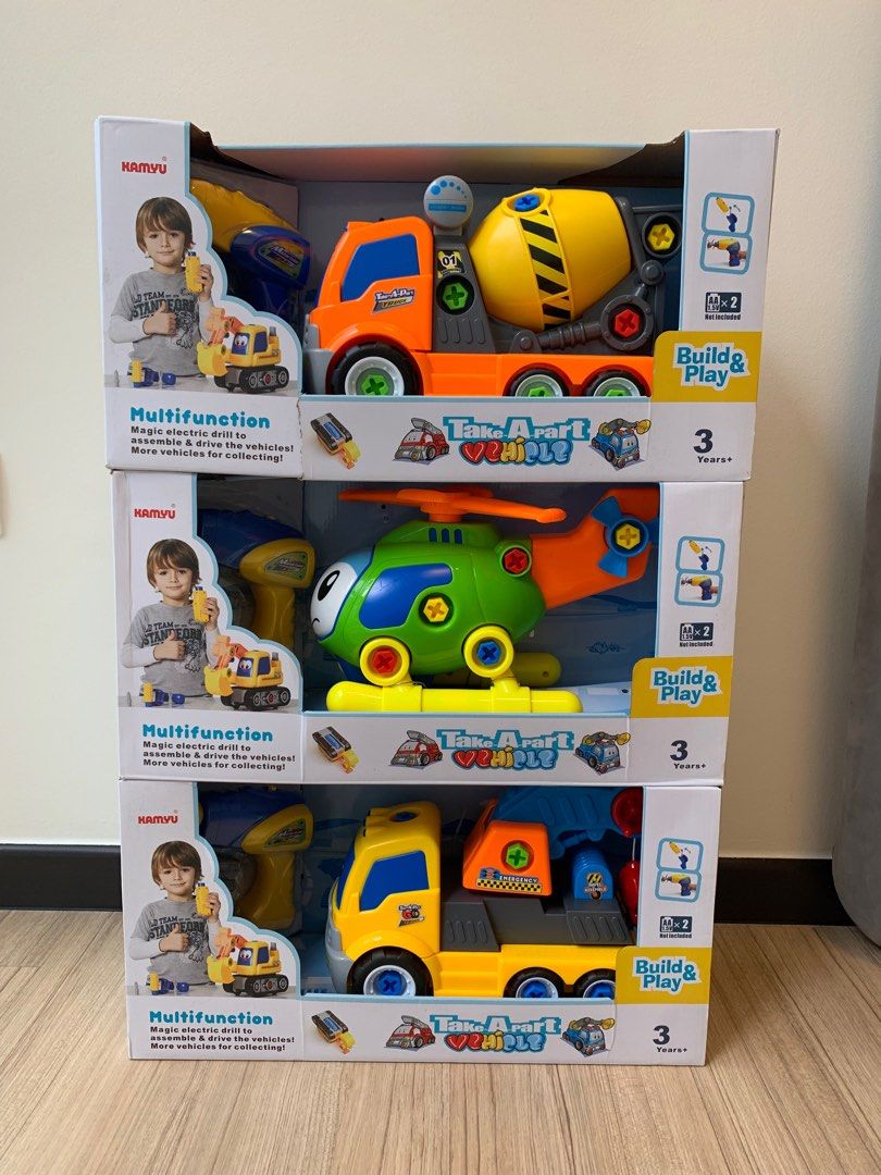 Build and top play vehicles