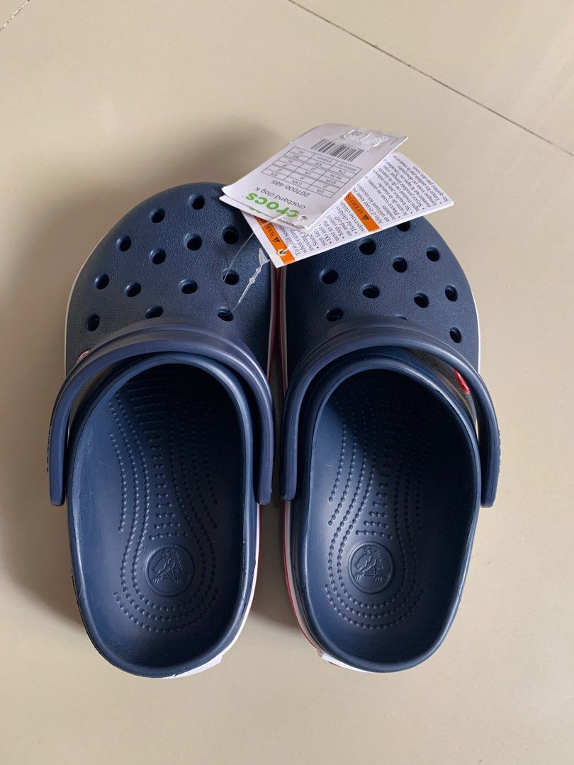 Brand new Crocs size J2, Men's Fashion, Footwear, Slippers & Slides on  Carousell