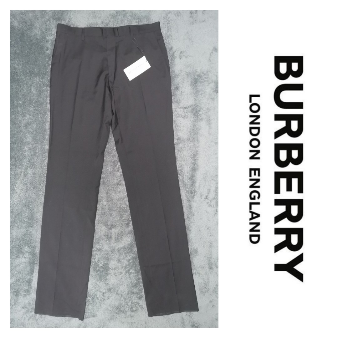 BURBERRY | Wool Trousers, Men's Fashion, Bottoms, Trousers on Carousell