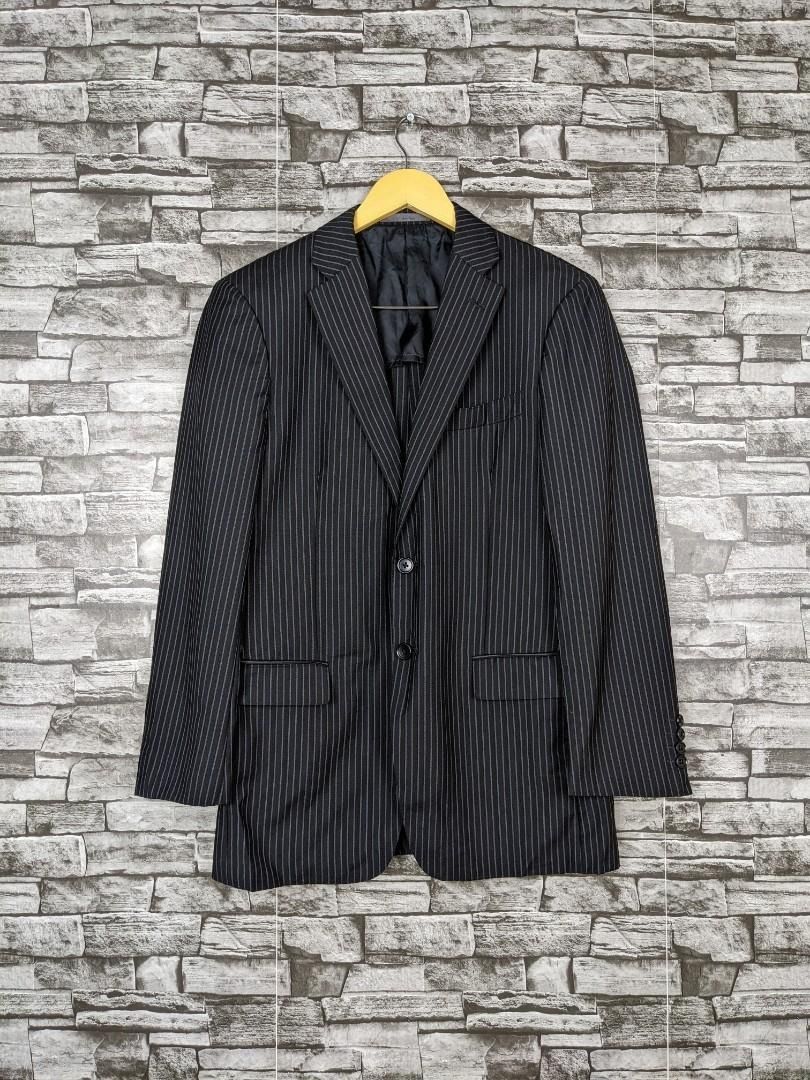 Calvin Klein Blazer Coat Stripes Jacket Suit Tuxedo Casual, Men's Fashion,  Coats, Jackets and Outerwear on Carousell