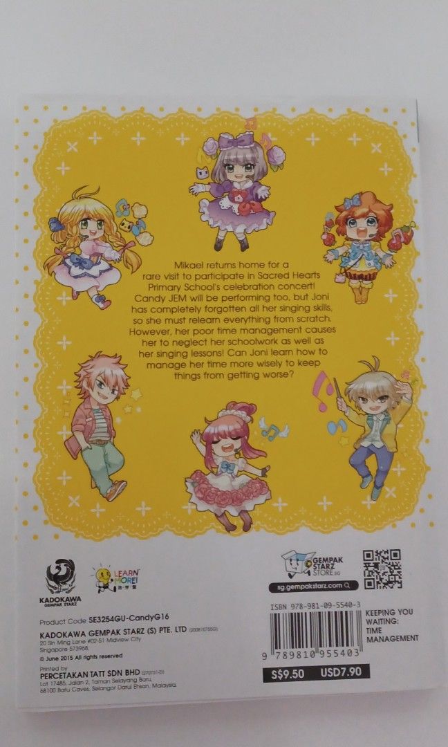 Candy Jem- Time Management and Manners and Interests and Supernatural ...