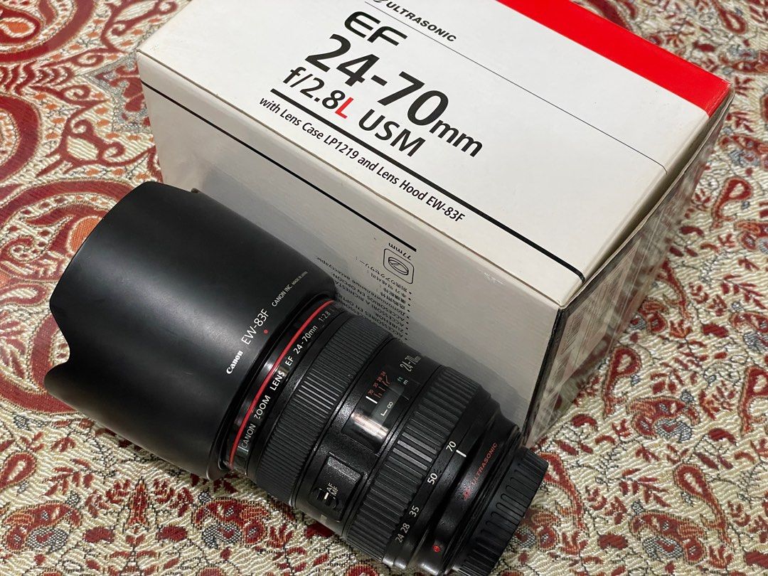 Canon EF 24-70mm f2.8L USM, 攝影器材, 鏡頭及裝備- Carousell