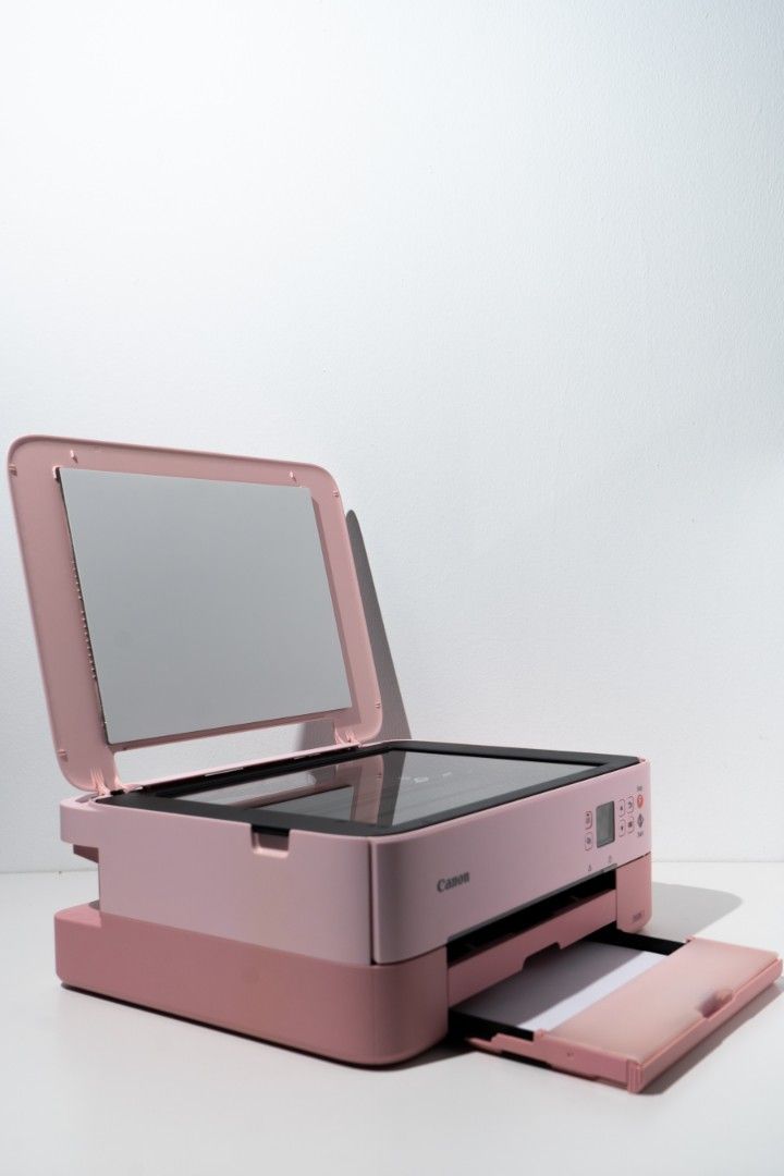 Canon Rare Pink Printer Scanner Copier TS5370, Computers & Tech