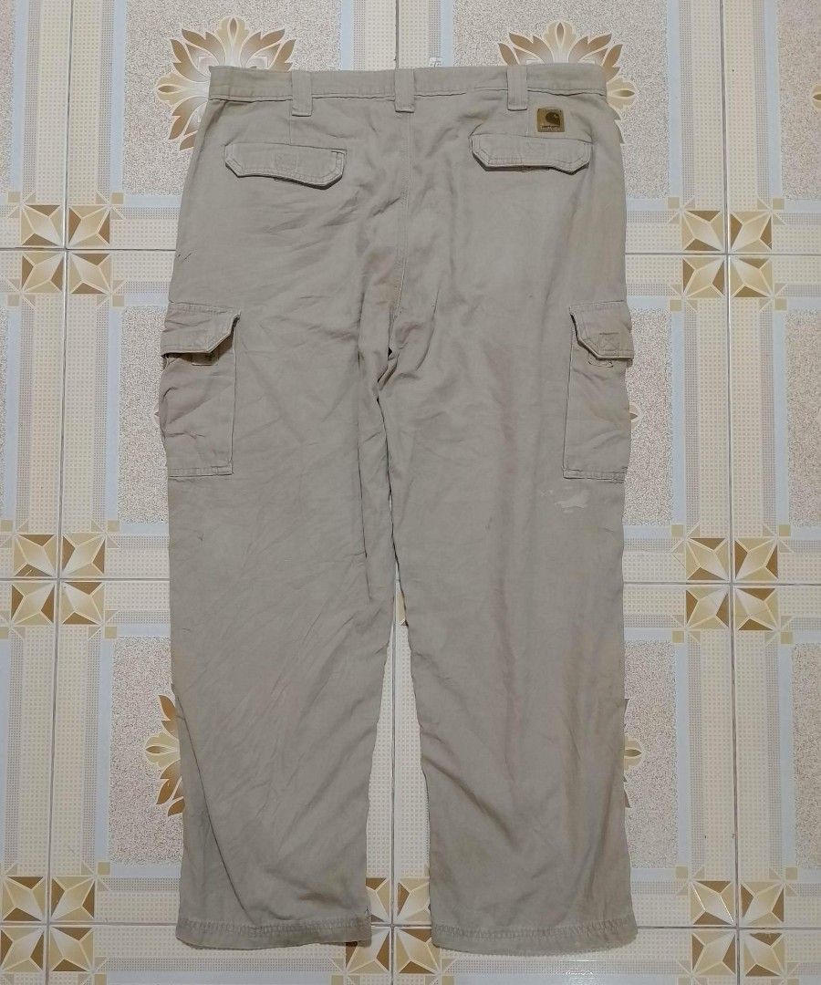 CARGO PANTS CARHART., Men's Fashion, Bottoms, Jeans on Carousell