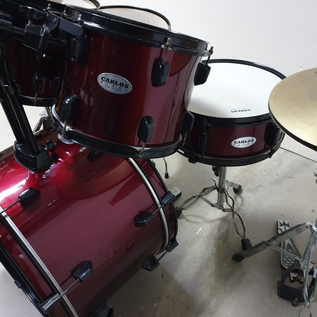 Shell Srum Instrument CARLOS 5pc shell drum set, Hobbies & Toys, Music & Media, Musical ...