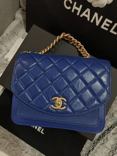 100+ affordable chanel blue flap For Sale